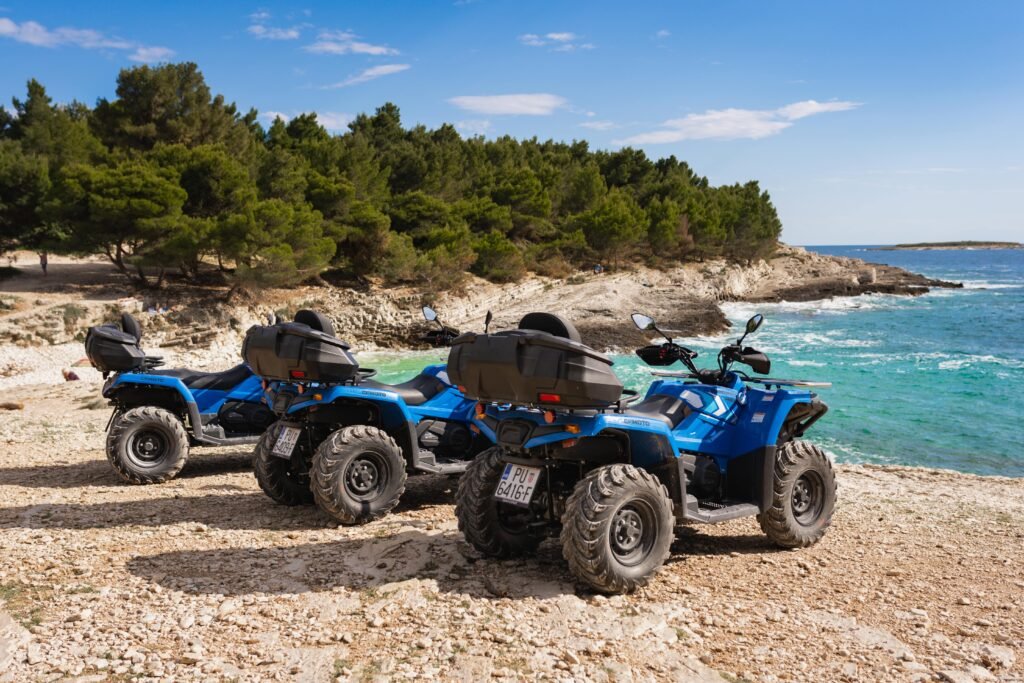 quad on beach in kamenjak